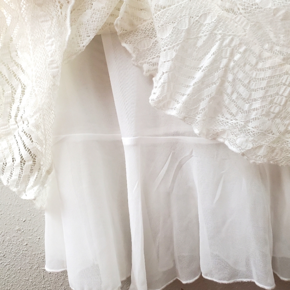 NWT Krazy Kat Boutique style Lace Blouse size Large - Picture 4 of 6